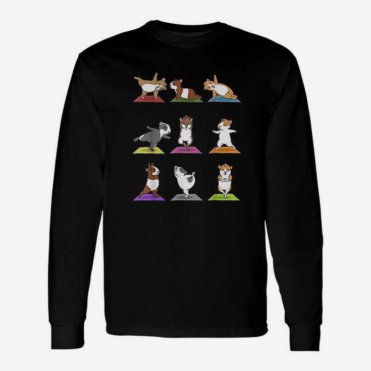 Guinea Pig Funny Guinea Pigs In Yoga Poses Unisex Long Sleeve