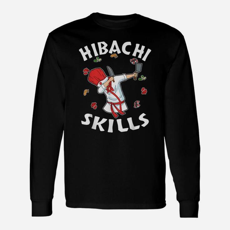 Hibachi Connoisseur Gifts Hibachi Chef Costume Hibachi Grill Unisex Long Sleeve