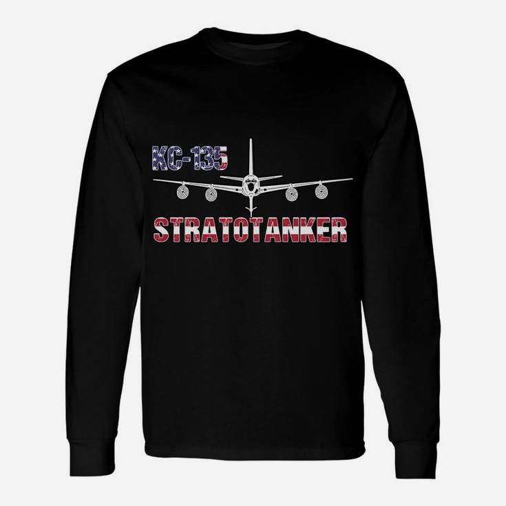 Kc135 Stratotanker Air Force Pilot- American Flag Sweatshirt Unisex Long Sleeve