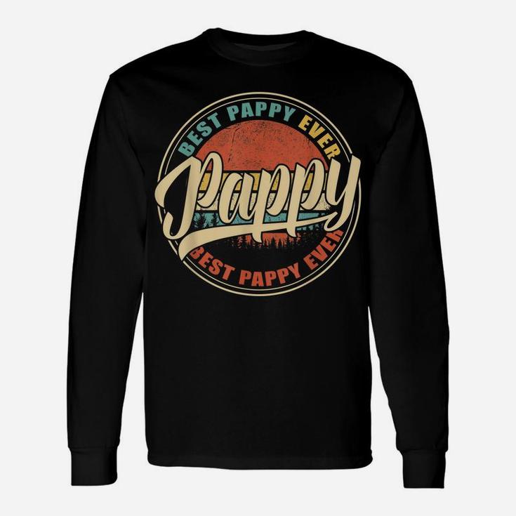 Mens Best Pappy Ever Funny Xmas Dad Papa Grandpa Christmas Gifts Unisex Long Sleeve