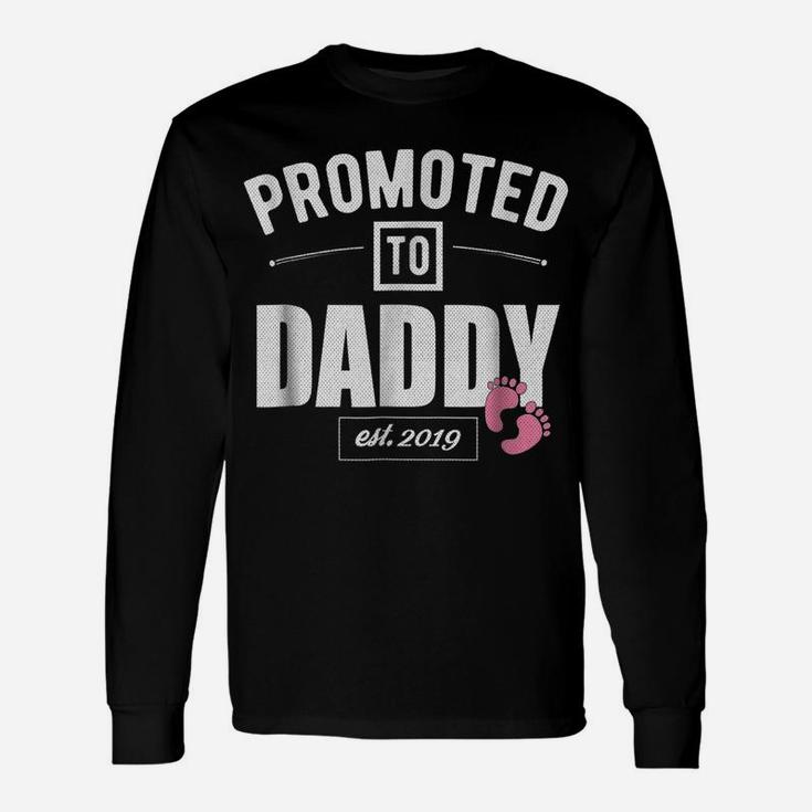 Mens Vintage Promoted To Daddy Its A Girl 2019 New Dad Shirt Unisex Long Sleeve