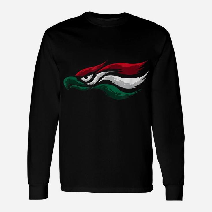 Mexican Eagle With Mexico Flag - Hecho En Mexico Unisex Long Sleeve
