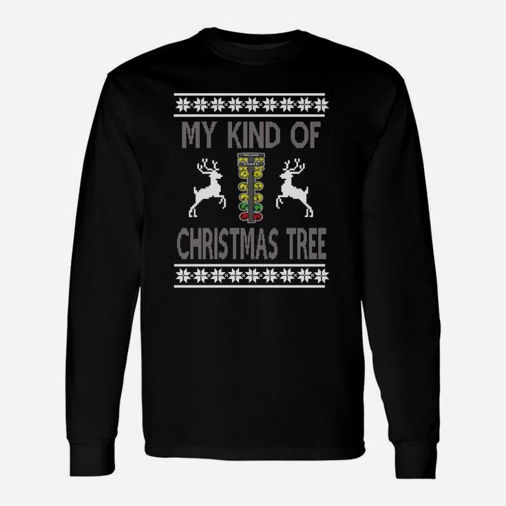 My Kind Of Christmas Tree - Drag Racing Sweater Design T-shirt Ugly Christmas Sweater 2017 Unisex Long Sleeve