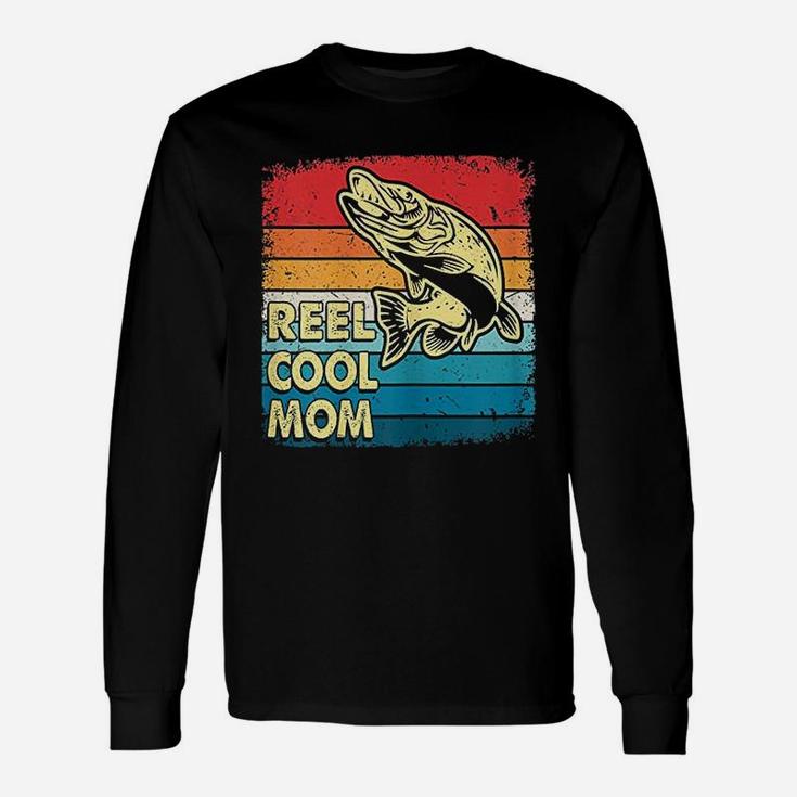Reel Cool Mom Funny Fish Fishing Mothers Day Gift Unisex Long Sleeve