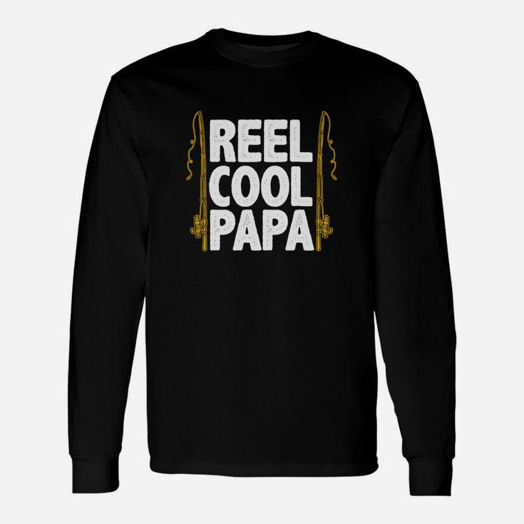 Reel Cool Papa Funny Fishing Shirt For Men Unisex Long Sleeve