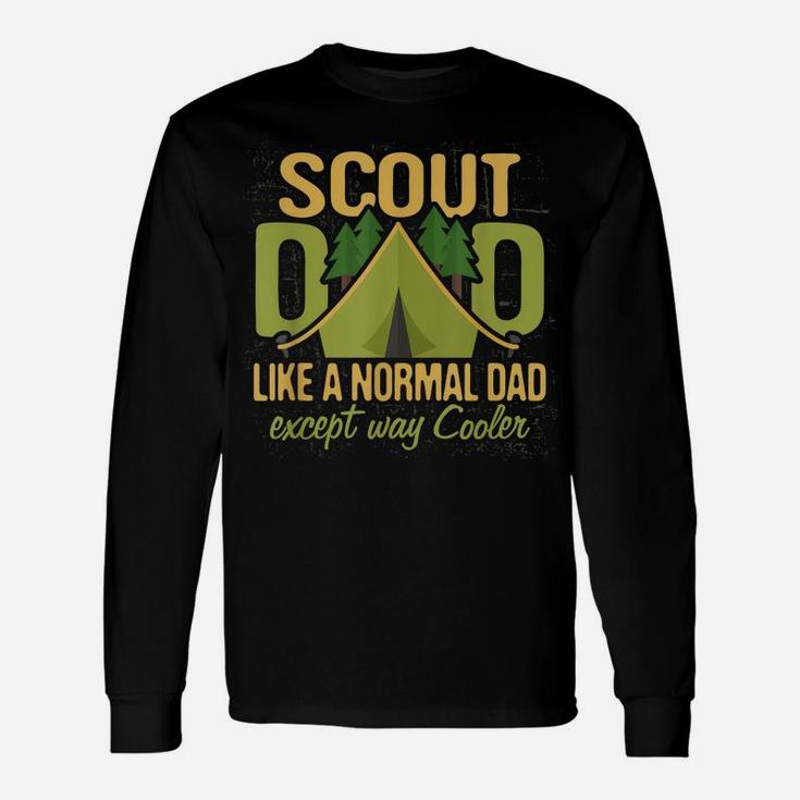 Scout Dad T Shirt Cub Leader Boy Camping Scouting Gift Men Unisex Long Sleeve