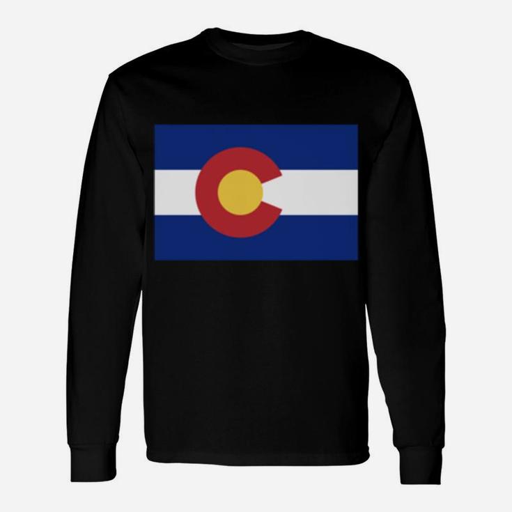 State Of Colorado Flag Cool Co Coloradan Flags Women Men Sweatshirt Unisex Long Sleeve
