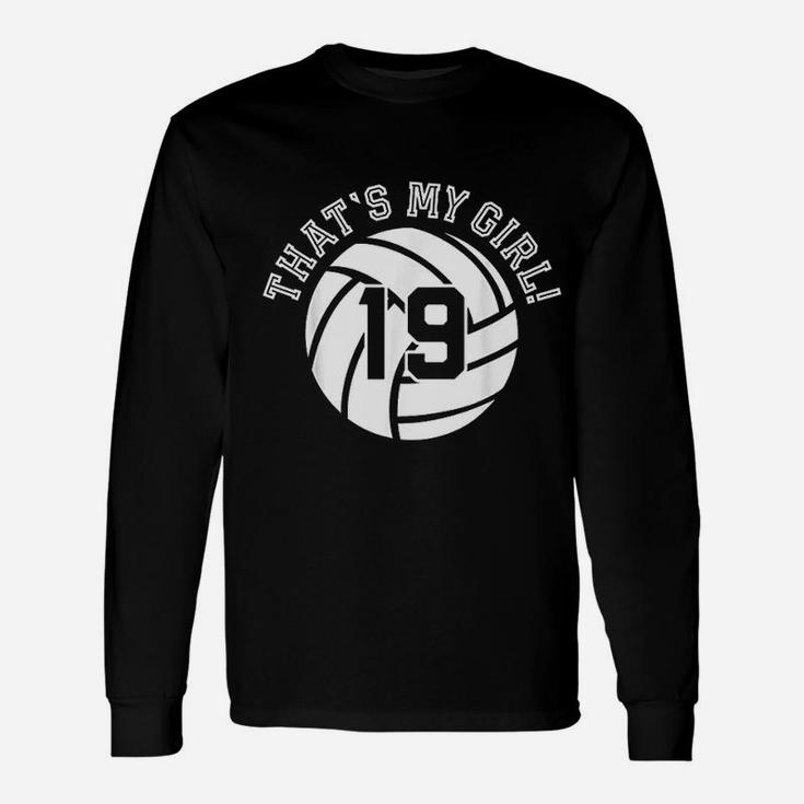 Unique That Is My Girl Volleyball Player Mom Or Dad Gifts Unisex Long Sleeve