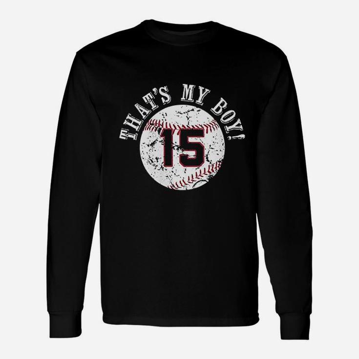 Unique Thats My Boy Baseball Player Mom Or Dad Gifts Unisex Long Sleeve