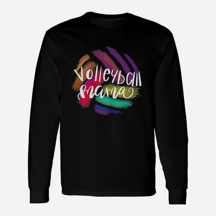 Volleyball Mama Female Sporty Mother Gift Volleyball Mom Unisex Long Sleeve