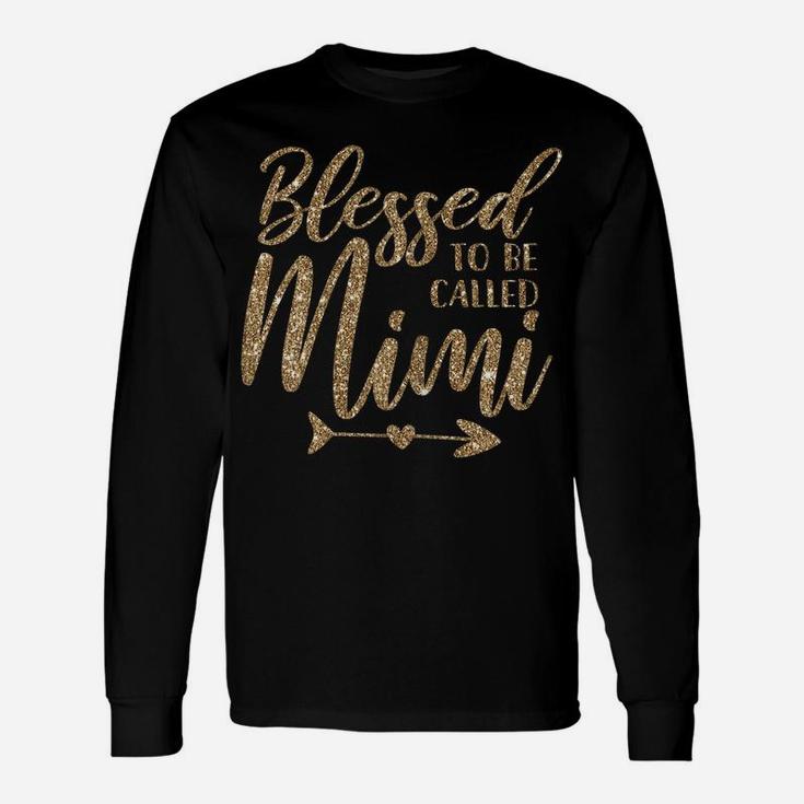 Womens Blessed To Be Called Mimi Christmas 2019 Edition Unisex Long Sleeve
