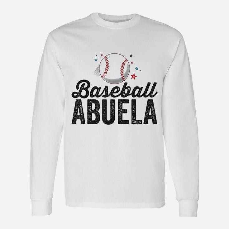 Baseball Abuela Grandma Grandmother Latina Gift Unisex Long Sleeve