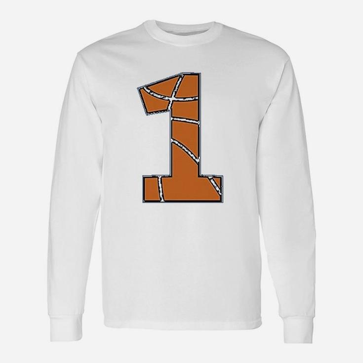 Basketball 1st Birthday Gift For One Year Old Unisex Long Sleeve
