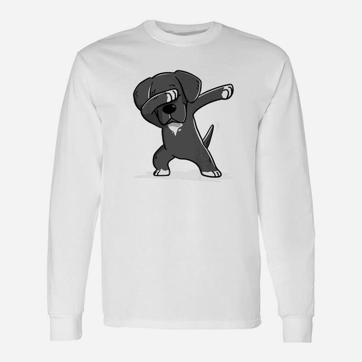 Dabbing Great Dane Dab Dance Funny Dog Gift Premium Unisex Long Sleeve