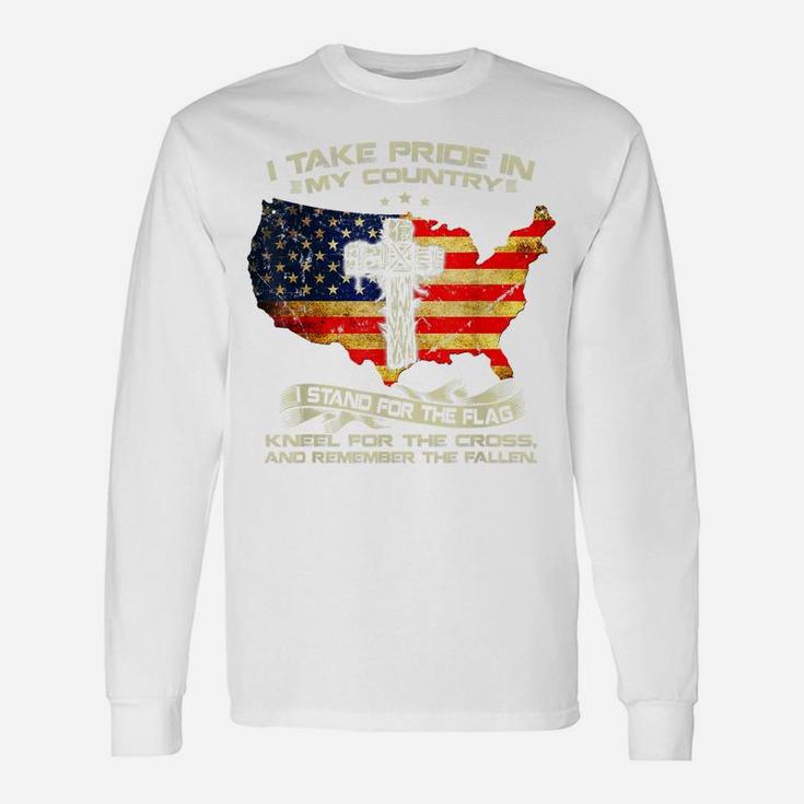 I Am A Veteran - I Stand For The Flag Unisex Long Sleeve