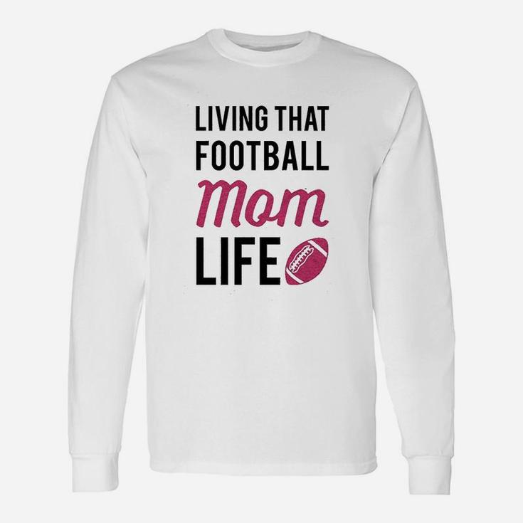 Living That Football Mom Life Athletic Gray Unisex Long Sleeve