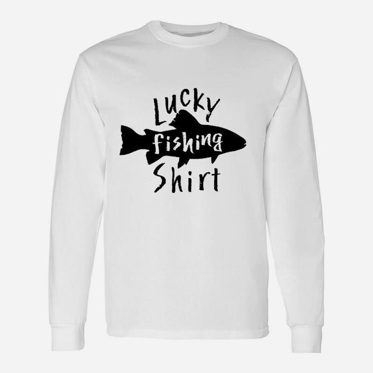 Lucky Fishing Fish Youth Long Sleeve Unisex Long Sleeve