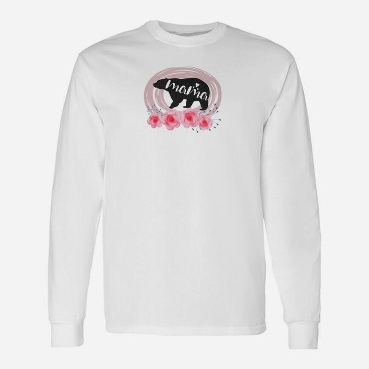 Mama Bear Cute Camping Tee For Women On Mothers Day Unisex Long Sleeve