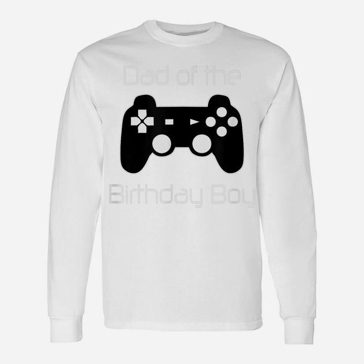 Mens Boy's Video Game Gamer Truck Birthday Party Shirt For Dad Unisex Long Sleeve
