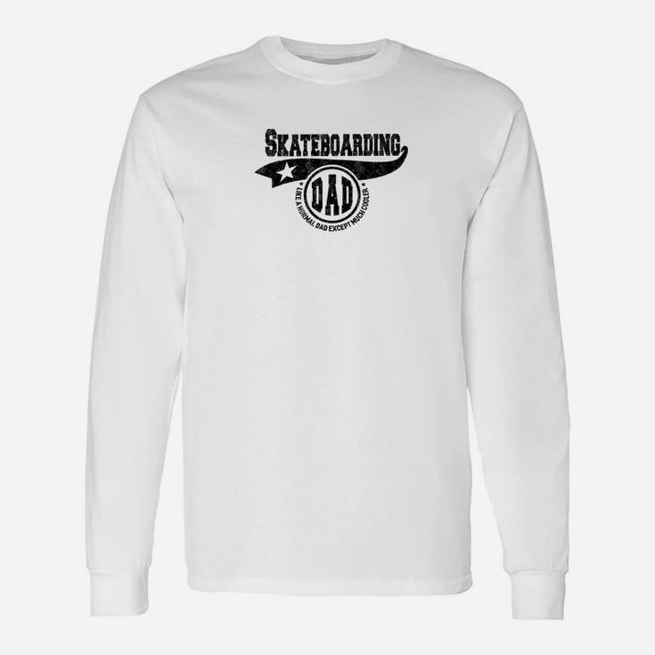 Mens Skateboarding Dad Fathers Day Gift Father Sport Men Unisex Long Sleeve