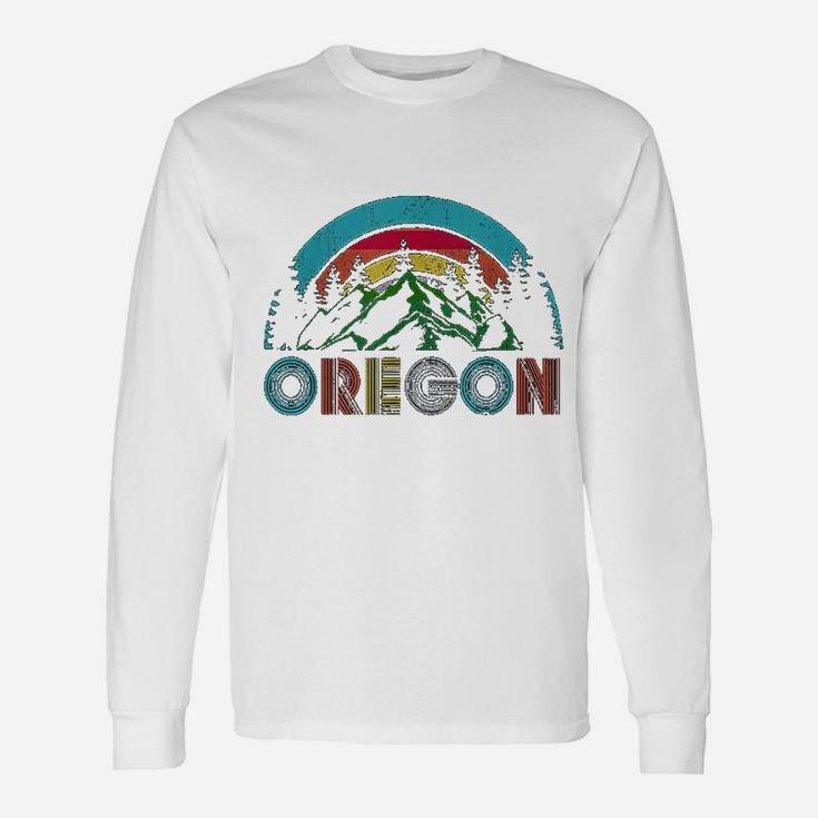 Oregon Mountains Outdoor Camping Hiking Unisex Long Sleeve