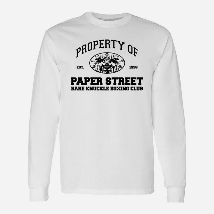 Property Of Paper Street Bare Knuckle Boxing Club Unisex Long Sleeve