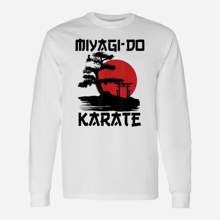 Retro Vintage Miyagi-Do Karate Life Bonsai Tree Martial Arts Unisex Long Sleeve