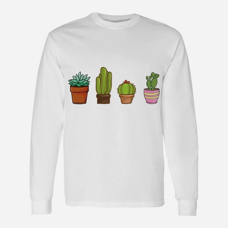 Succulent Gifts For Women Cactus Garden - What The Fucculent Unisex Long Sleeve