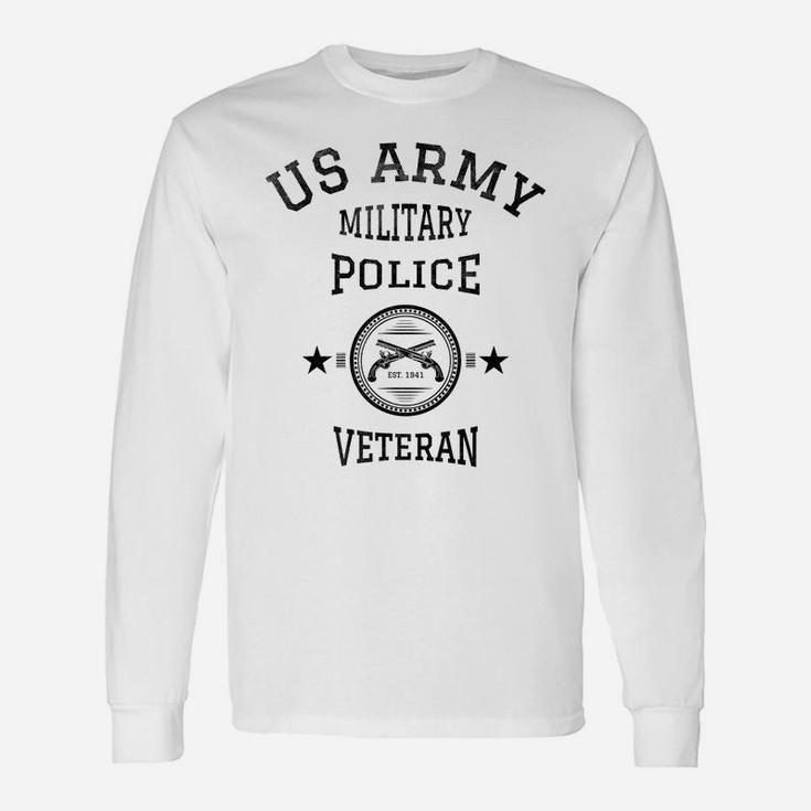 Us Army Military Police Veteran Retired Police Officer Gift Unisex Long Sleeve