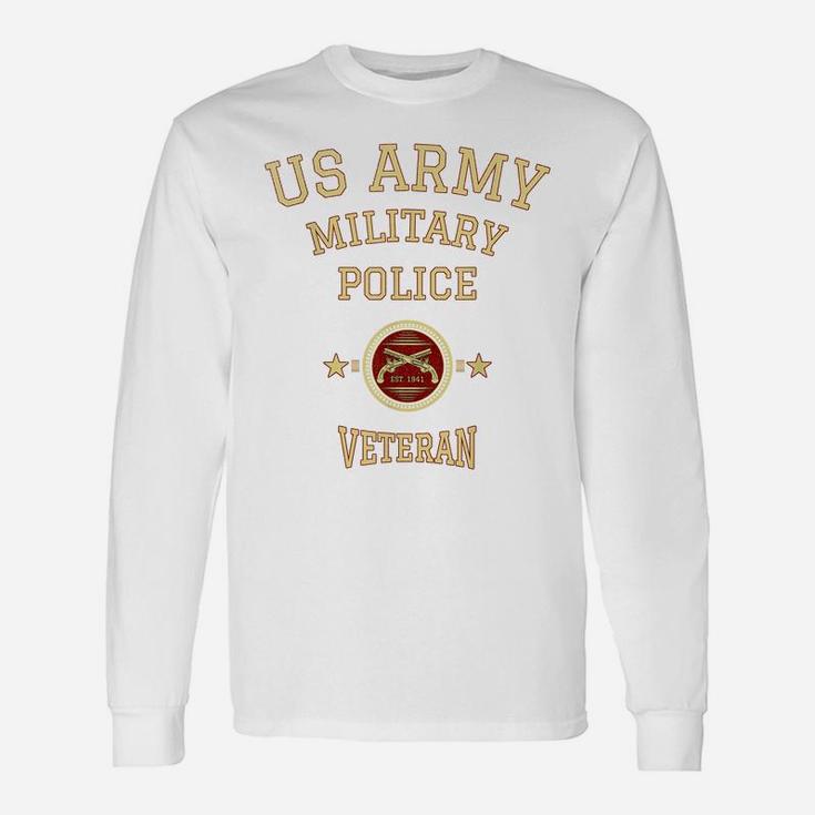Us Army Military Police Veteran Retired Police Officer Unisex Long Sleeve