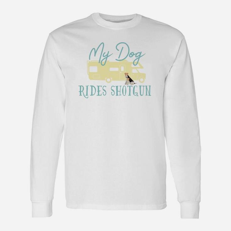 Wire Haired Fox Terrier Dog Rv Shirt Funny Camping Unisex Long Sleeve