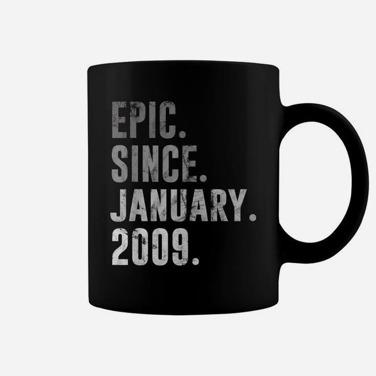 12 Year Old Birthday Gifts Epic Since January 2009 Coffee Mug