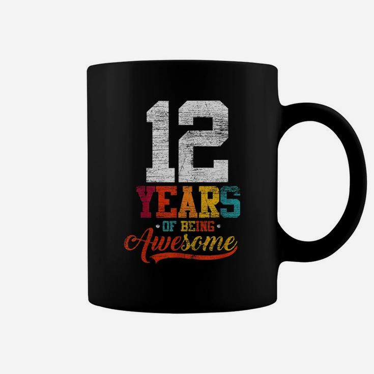 12 Years Of Being Awesome Gifts 12 Years Old 12Th Birthday Coffee Mug