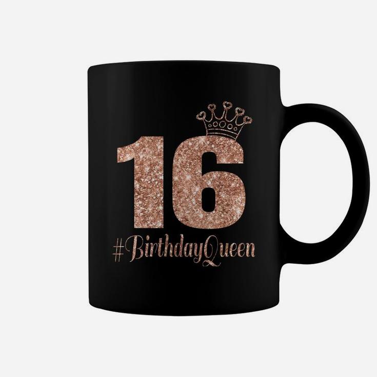 16Th Birthday Gift Teen Sweet Sixteen 16 Rose Colored Sweatshirt Coffee Mug