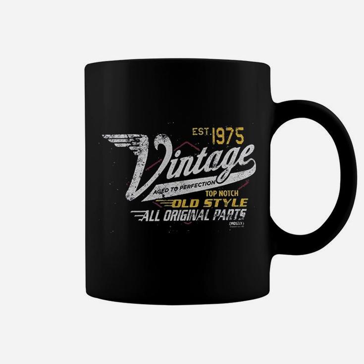 46th Birthday Gift Vintage 1975 Aged To Perfection Vintage Racing Coffee Mug