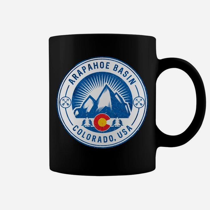 Arapahoe Basin Colorado Flag Rocky Mountain Home Coffee Mug