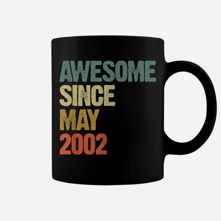 Awesome Since May 2002 17 Years Old 17Th Birthday Gift Coffee Mug
