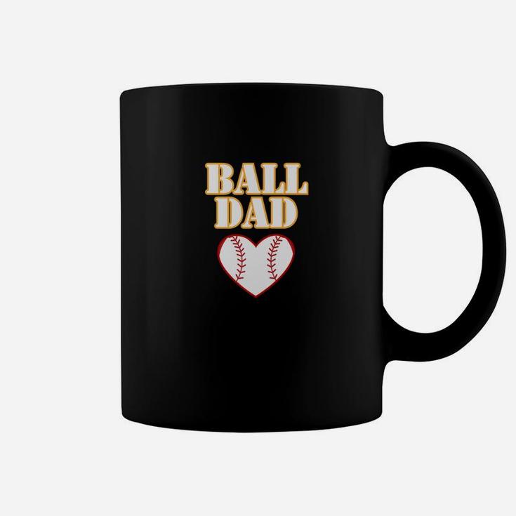 Ball Dad Love Softball Baseball Shirt Fathers Day Gifts Coffee Mug