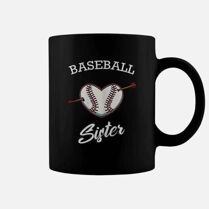 Baseball Sister Softball Lover Proud Supporter Coach Player Coffee Mug