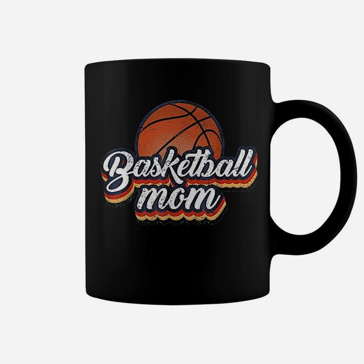Basketball Mom Vintage 90s Style Basketball Mother Gift Coffee Mug
