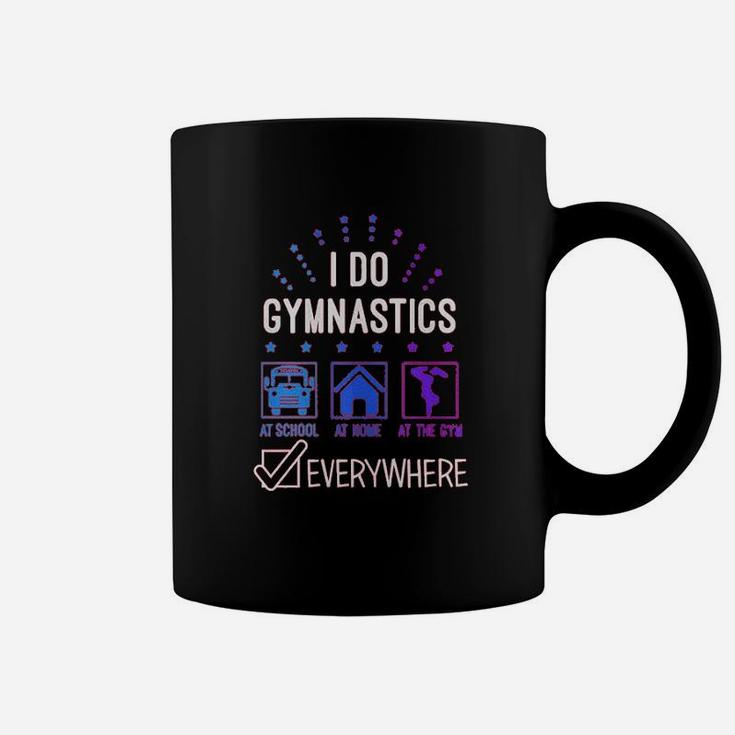 Big Girls I Do Gymnastics Everywhere Fitted Coffee Mug