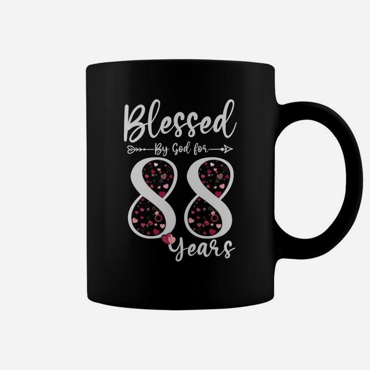 Blessed By God For 88 Years Old 88Th Birthday Gift For Women Sweatshirt Coffee Mug
