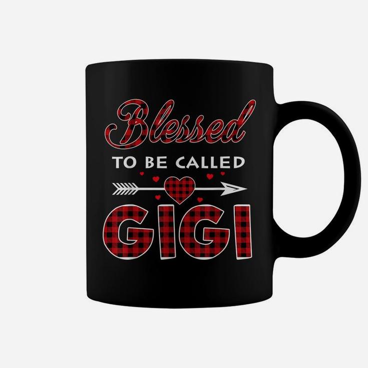 Blessed To Be Called Gigi-Buffalo Plaid Grandma Christmas Coffee Mug