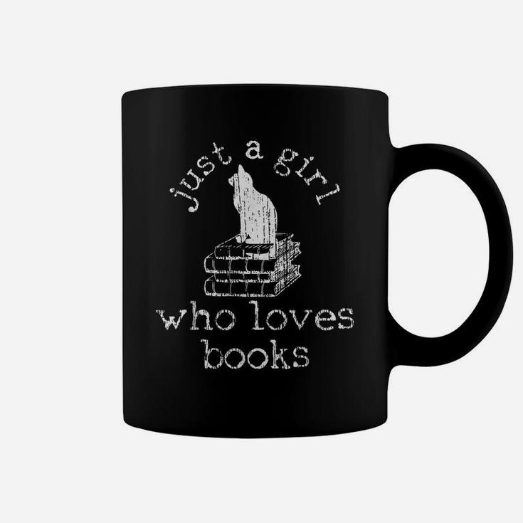 Book  Bookworm Cat Lover Tee Gift Reading Shirt Coffee Mug