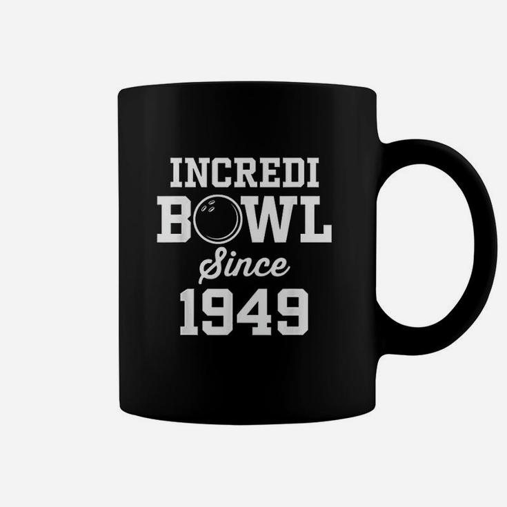 Bowling Gift For 72 Year Old Bowler 1949 72nd Birthday Coffee Mug