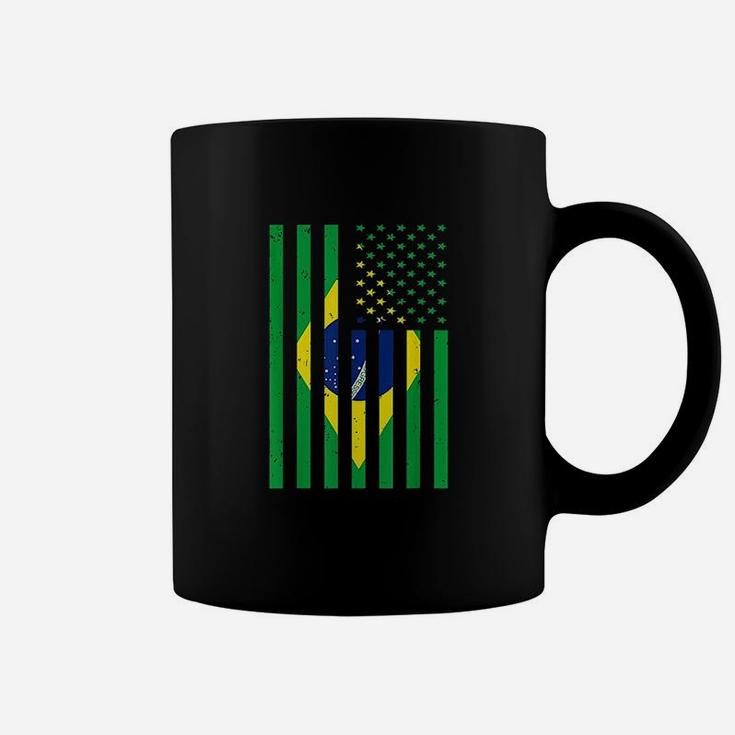 Brazil Brasil Soccer Usa America Flag Jersey Coffee Mug