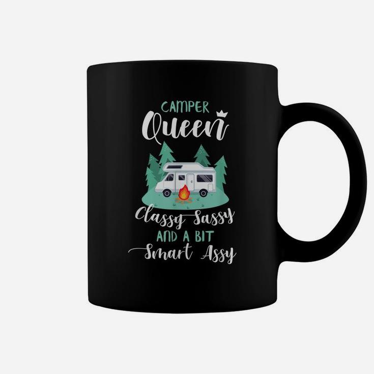Camper Queen Funny Rv Gifts Camping Rv Gift Ideas Coffee Mug