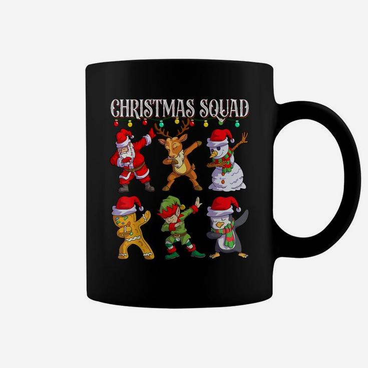 Christmas Dab Santa Friends Matching Family Christmas Squad Coffee Mug