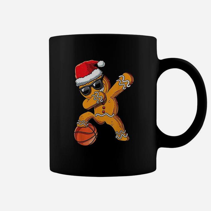 Christmas Dabbing Gingerbread Man Dab Cool Basketball Gift Coffee Mug