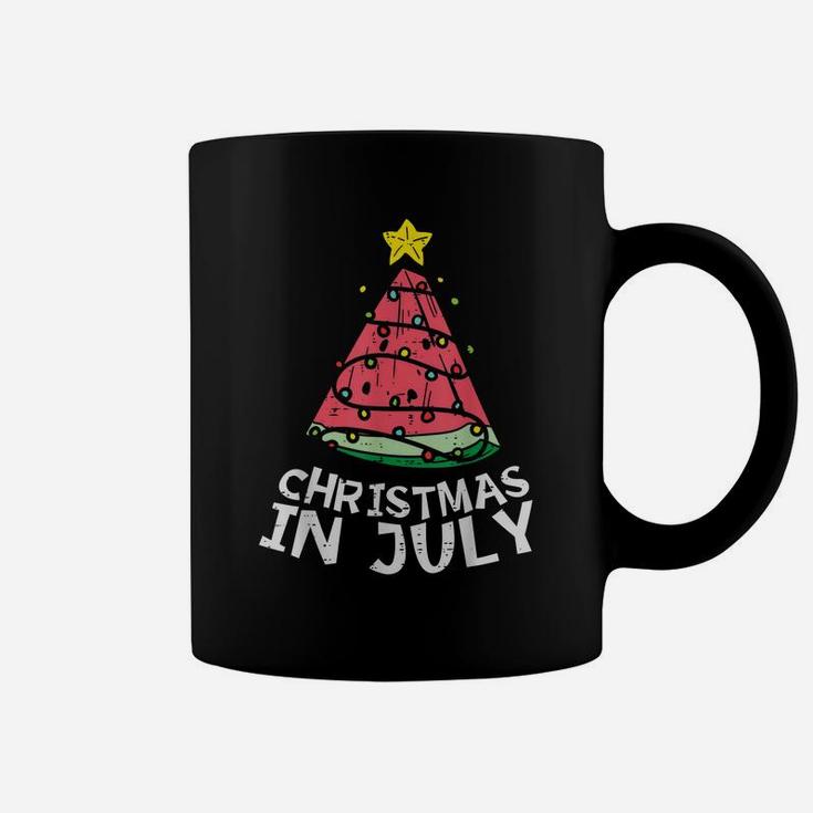 Christmas In July Watermelon Xmas Tree Summer Men Women Kids Coffee Mug